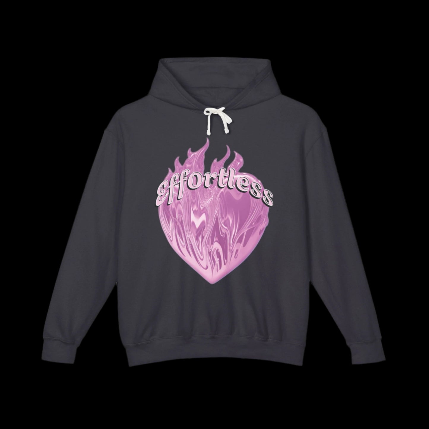 Effortless Hoodie Rose Black